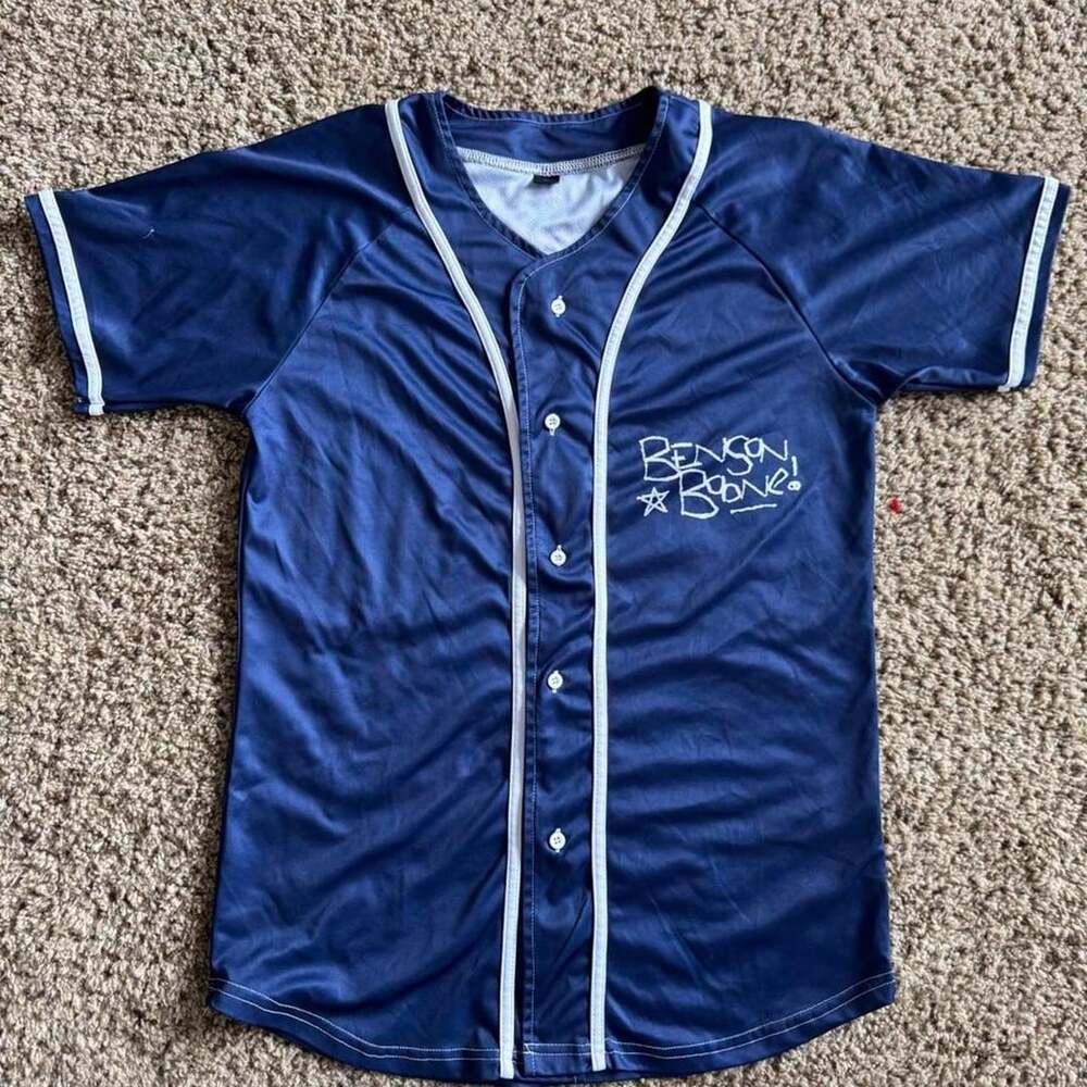 Benson Boone American Heart Tour Baseball Jersey Blue